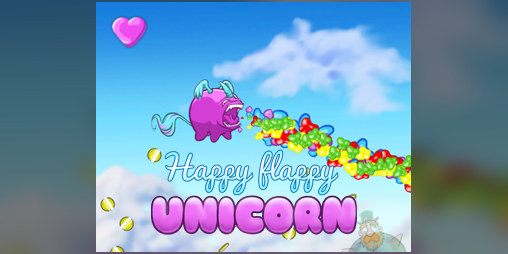 Cover image for Happy Flappy Unicorn
