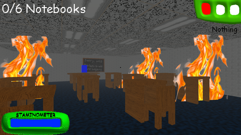 Baldi Basics But The School Caught Fire by Baldi's Basics Official VN