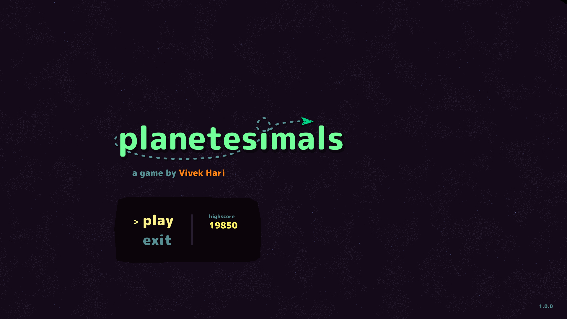 Planetesimals By Vivek Hari