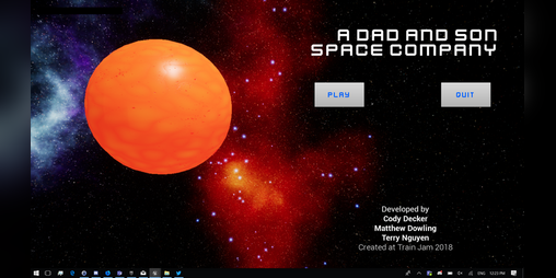 Cover image for A Dad and Son Space Company