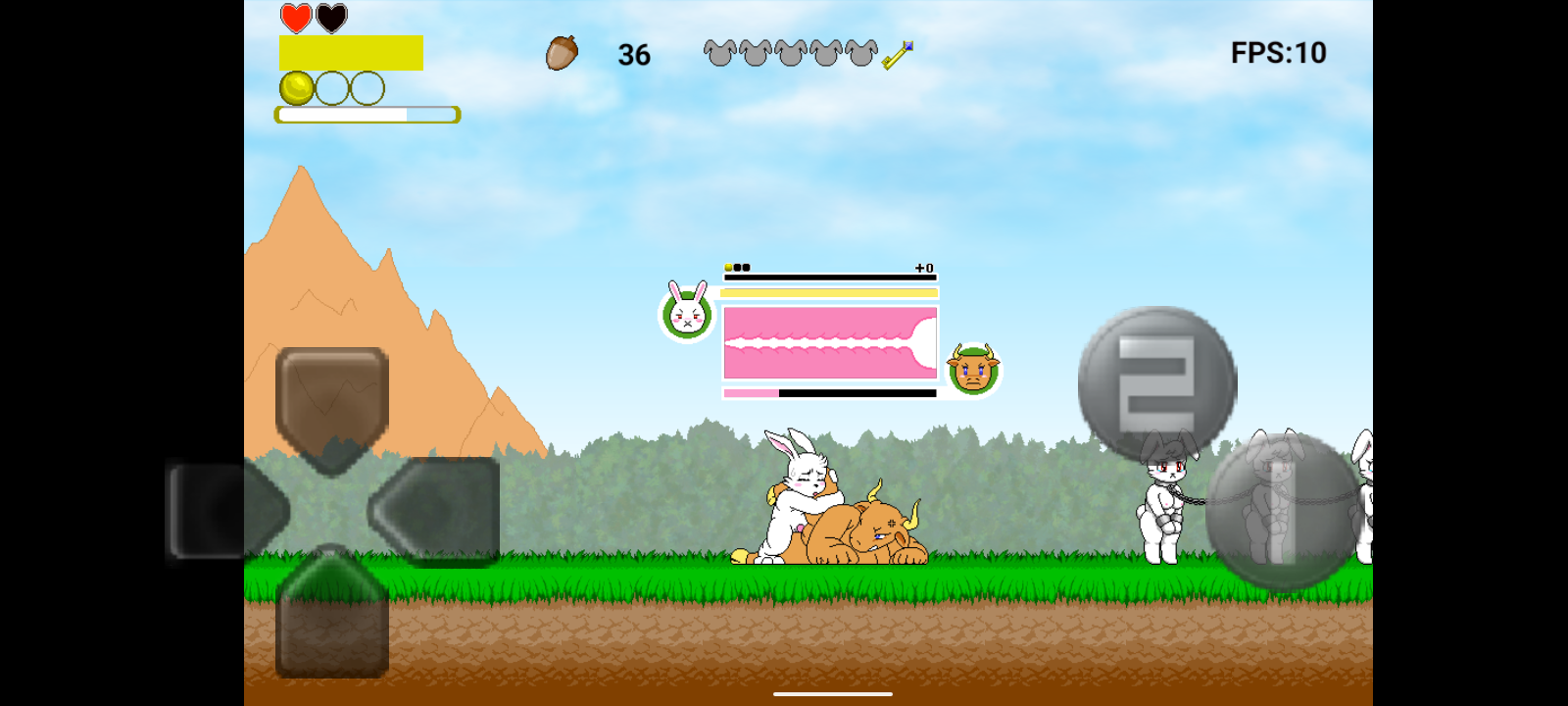 Naughty rabbit porn game
