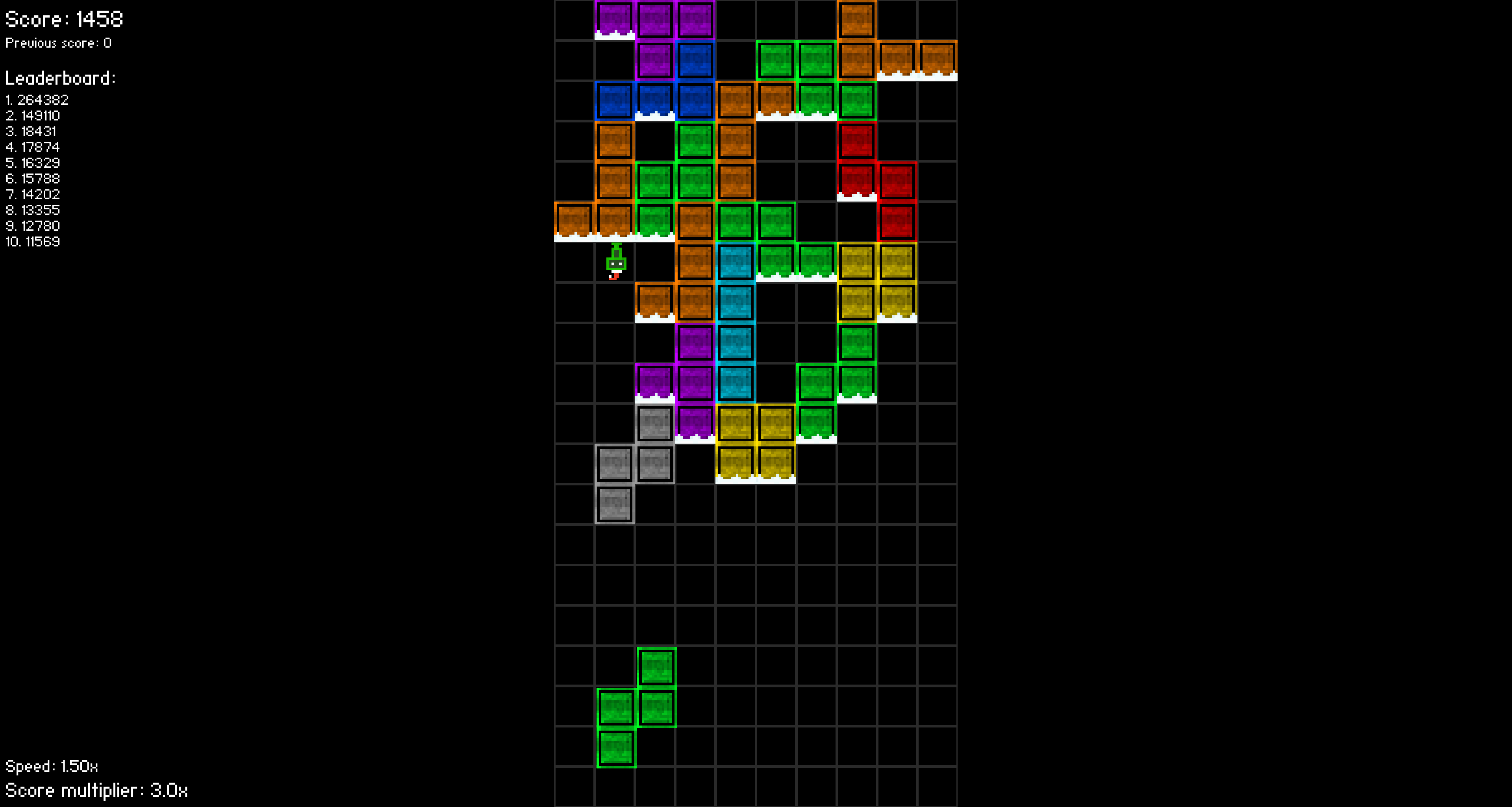 Gravitational Tetris