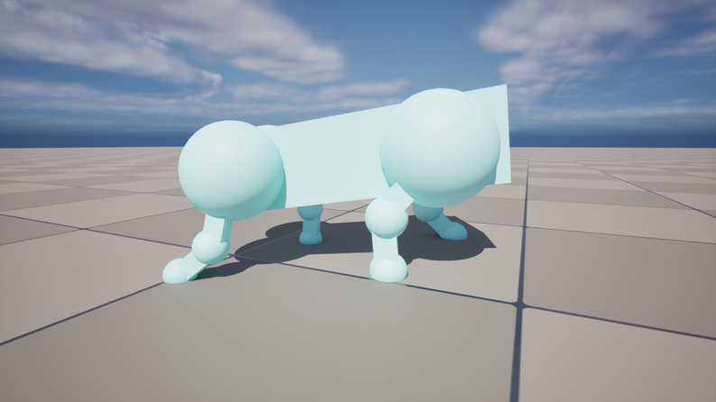 Procedural walking animation generator in Unreal Engine 5 by Continue Break