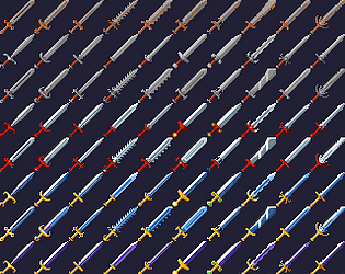 Minecraft swords 16x16 and big