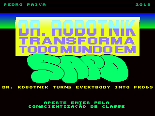 Cover image for Dr. Robotnik transforma todo mundo em sapo