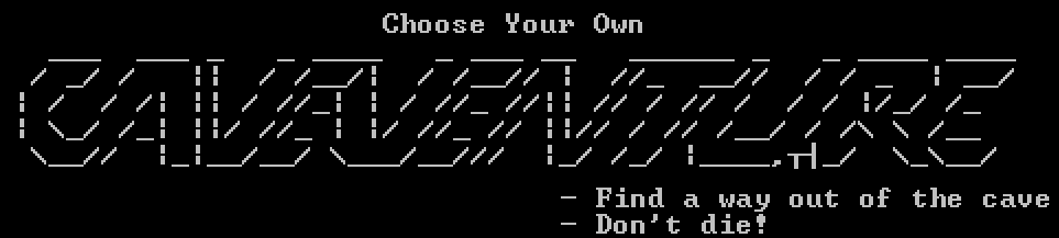 Choose your own CaveVenture