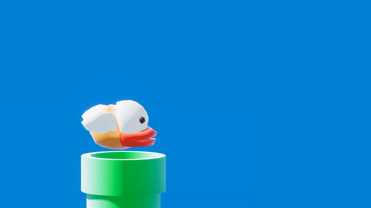 Flappy bird 3d 3D Model