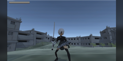 Cover image for Nier Automata Demake