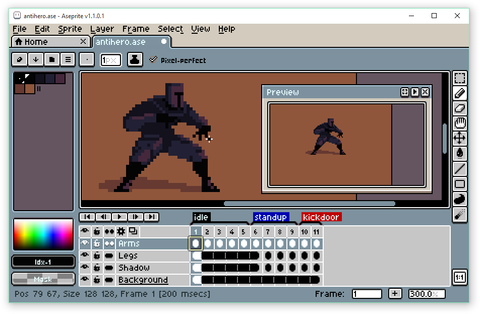 Aseprite - Animated sprite editor & pixel art tool