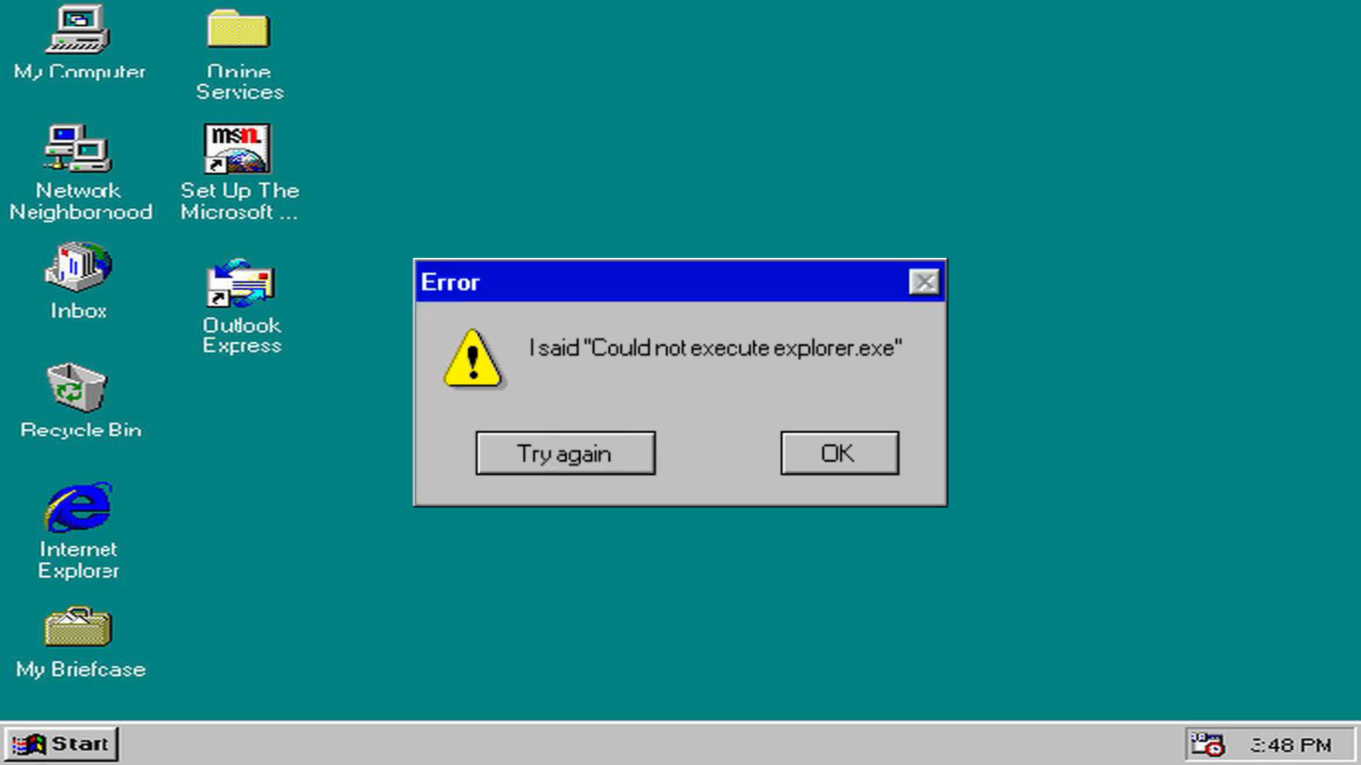 Cursed Windows 95 by AJ Games