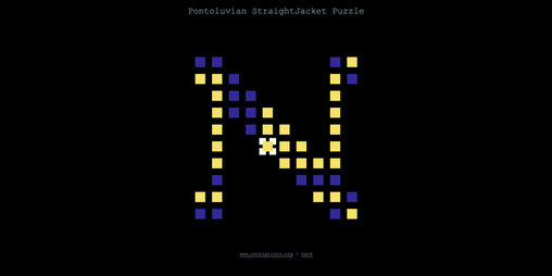 Cover image for The Pontoluvian Straight-Jacket Puzzle