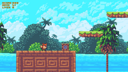 Gameplay Screenshot - Fox on cliff