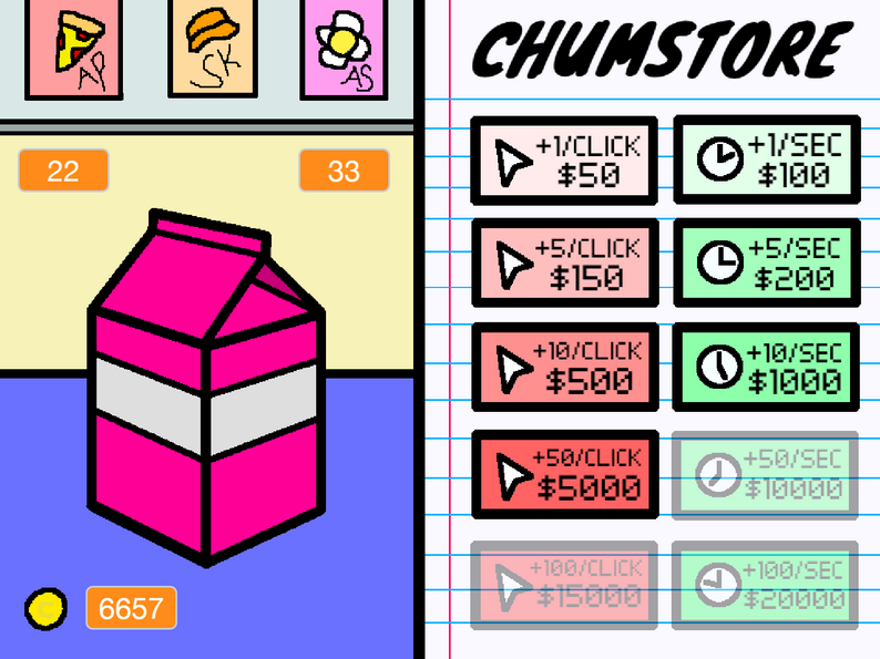 Chocolate Milk Clicker by SDSK