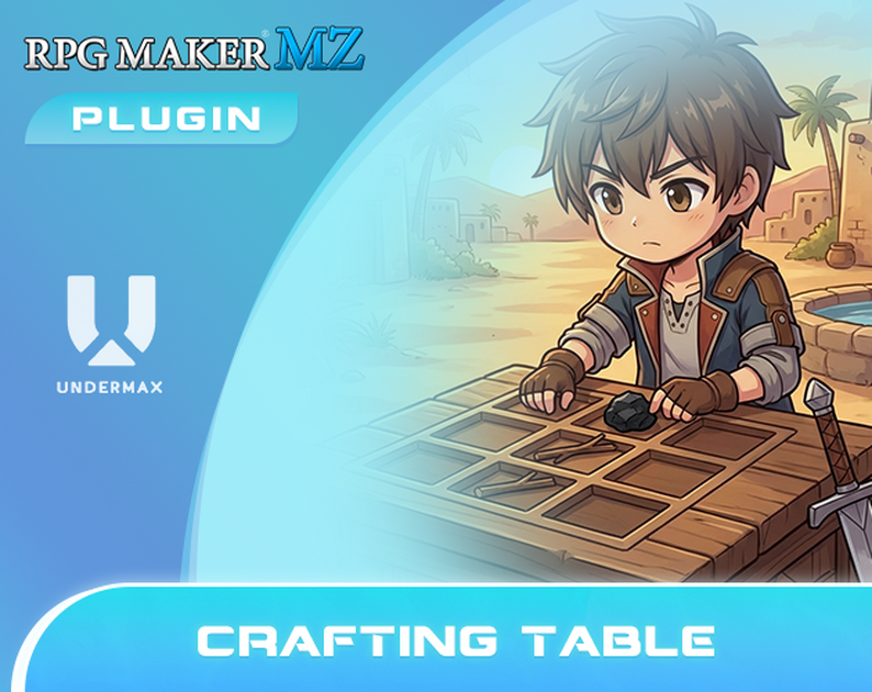 RPG MAKER MZ Plugin: Crafting Table by Undermax