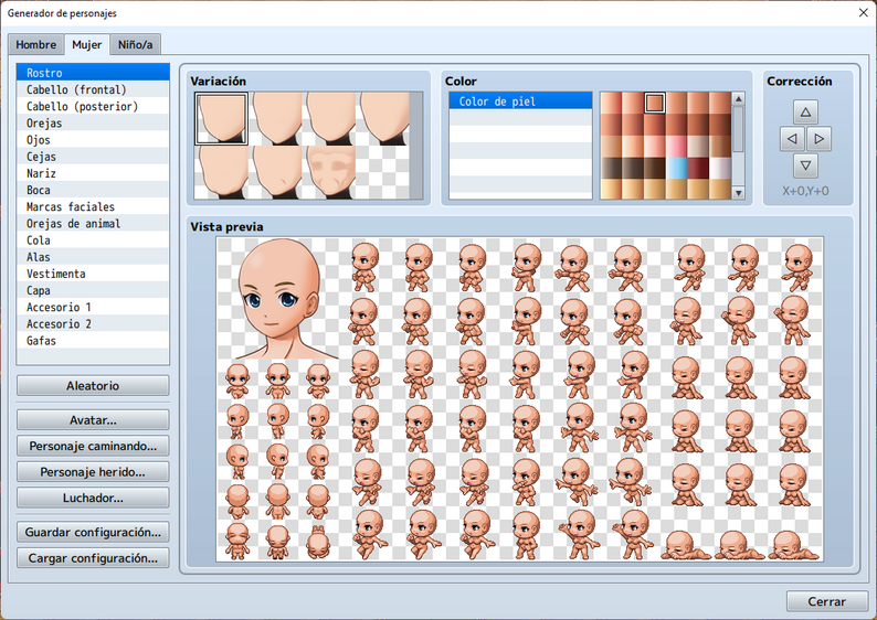 LuQui RPG MAKER Naked No Genitals Female Sprites By LuQui