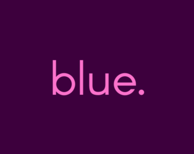 blue.