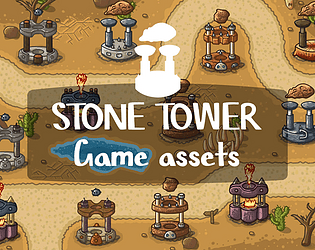 Catapult Towers Pixel Art for Tower Defense by 2D Game Assets on