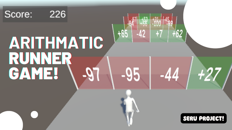 Arithmetic Runner - Game Template by Seru Projects