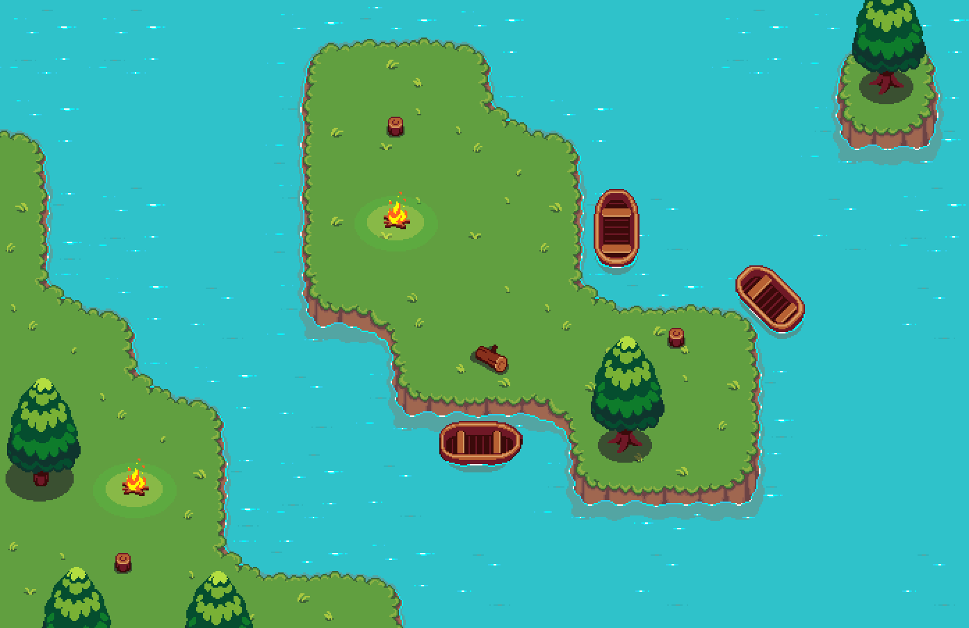 Adding a small animated boat. - RPG Ground Tileset + Animated