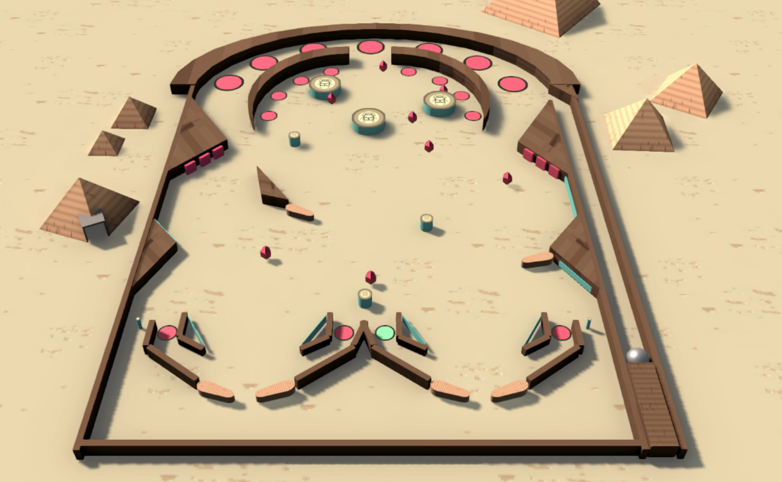 Shrinking Sands Pinball By MYTHRILSMITHS Studio Vykanic Blueradishz 