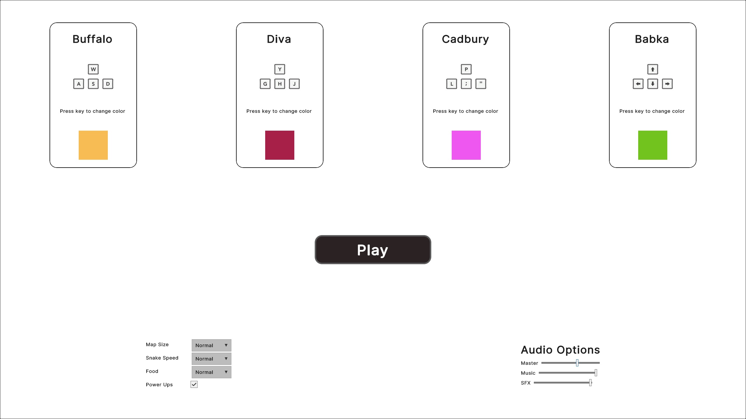Snake Local Multiplayer By Czoks
