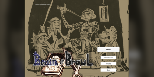 Cover image for Brain or Brawl