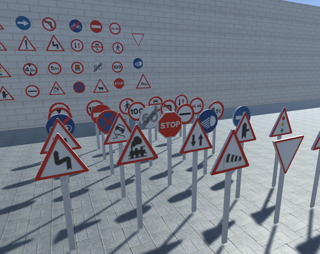 Unity City traffic signs by Lapigames - Indie developer