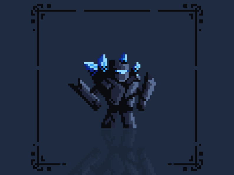 2D Pixel Art Golems Asset Pack by MonoPixelArt