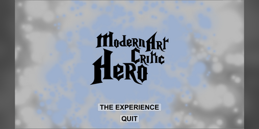 Cover image for Modern Art Critic Hero (Ludum Dare 41, Compo)