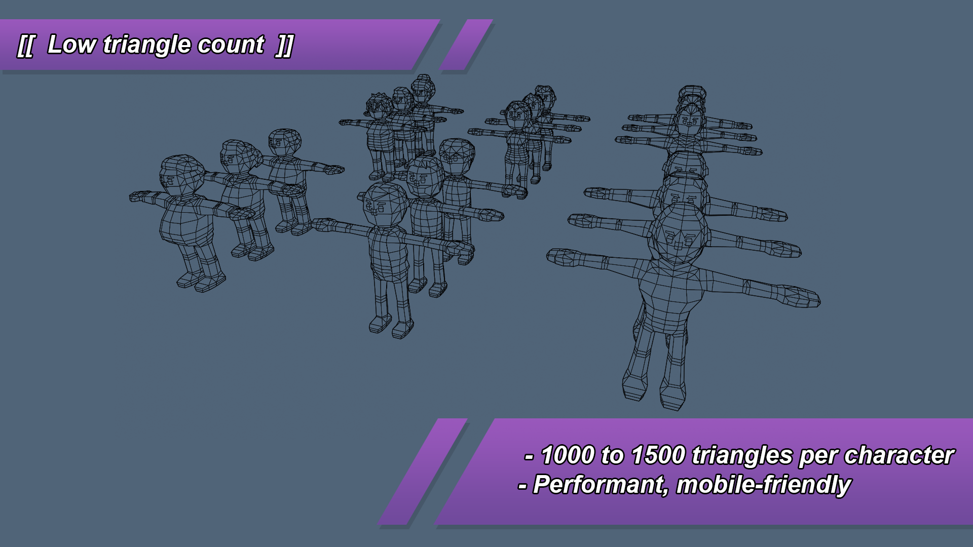 Low poly people by david jalbert