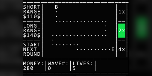 Cover image for Text Tower Defense