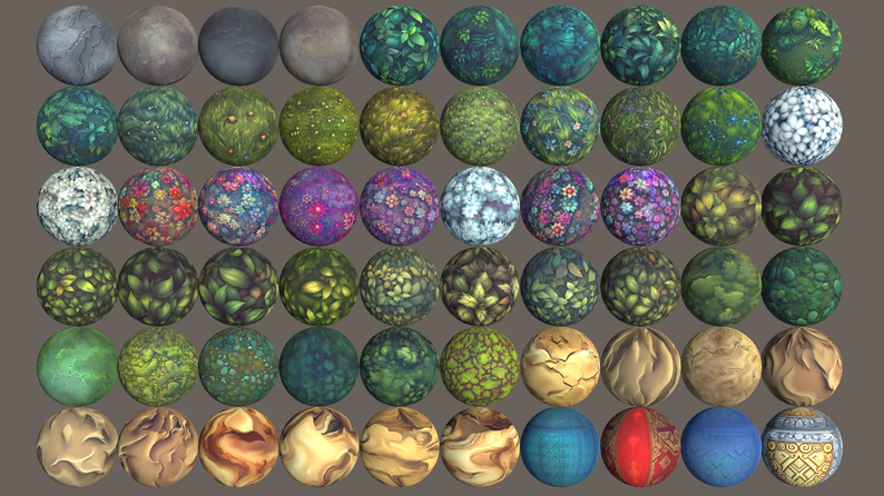 Stylized Textures – Mega Pack Vol 2 by oleekconder
