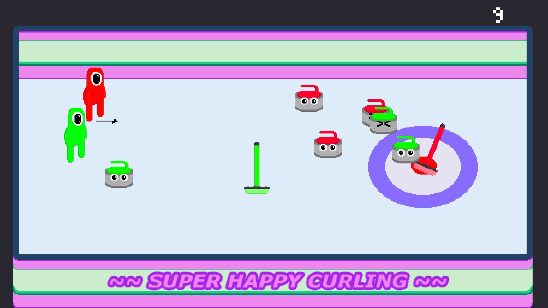 Super Happy Curling by Zhamul, juleswhatevs