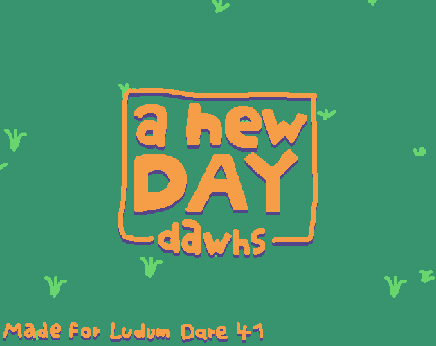 Cover image for a new day dawns