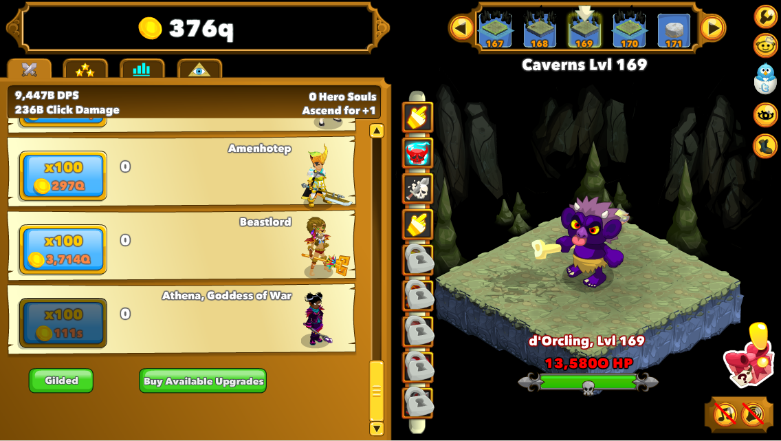 Play Clicker Heroes on PC 