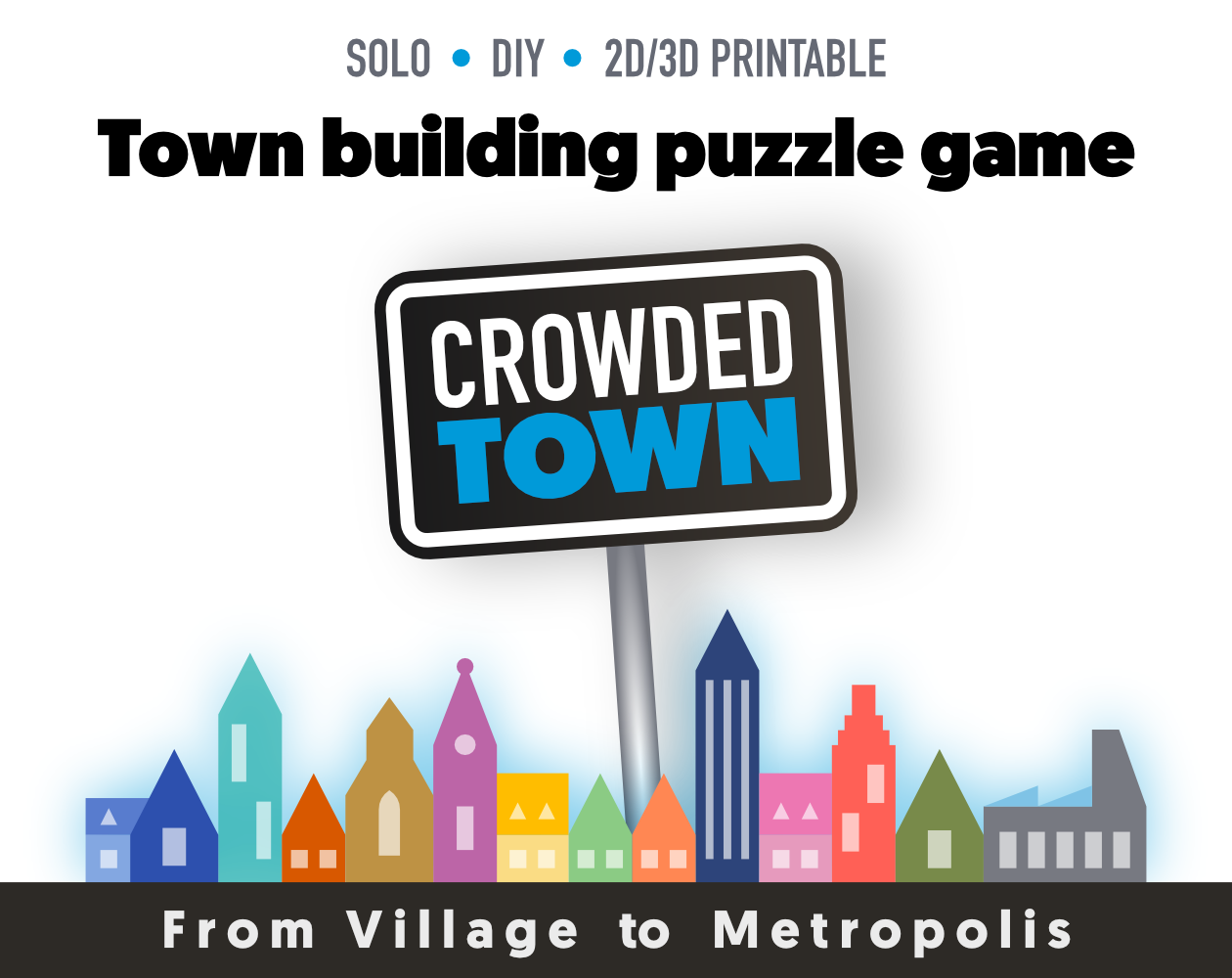Crowded Town By Caramel Horse