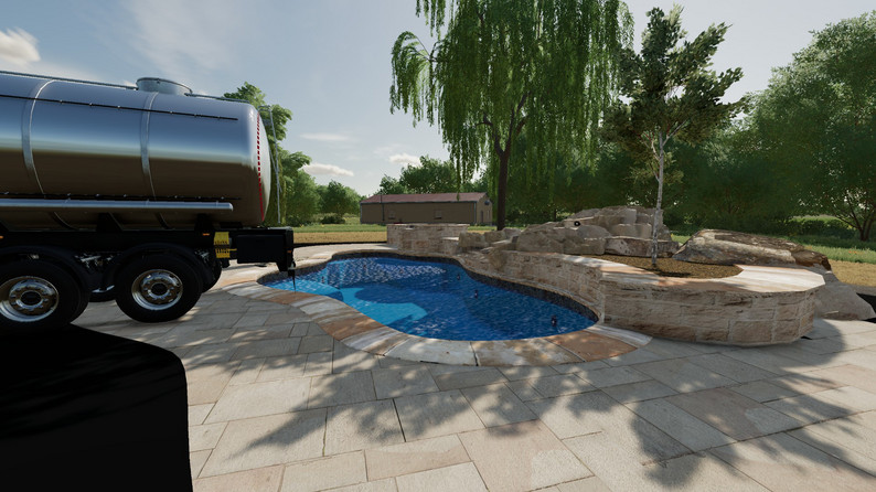 FS22 - Fillable Pool by Squigglze