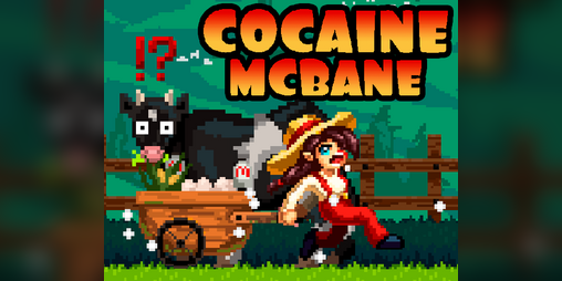 Cover image for Cocaine McBain - A Farm Rush Adventure