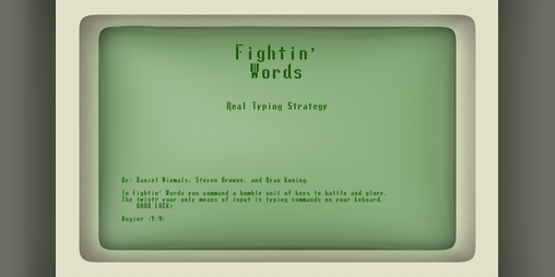 Cover image for Fightin' Words