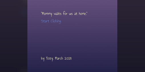 Cover image for Mommy waits for us at home