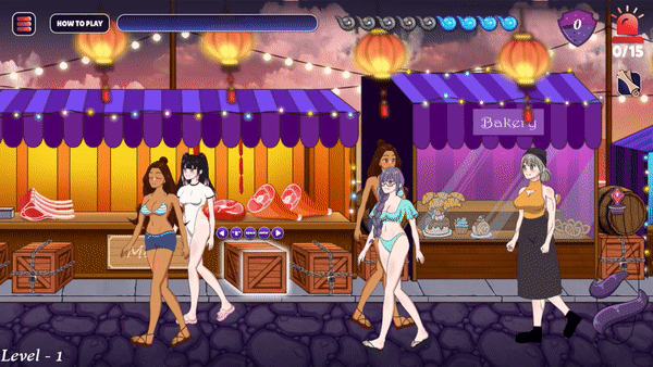 Tentacle Beach Party: Night Market [v0.69.3 Demo] [Strange Girl Studios & Yukari] Image