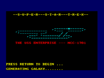 Super Star Trek (Amstrad CPC)