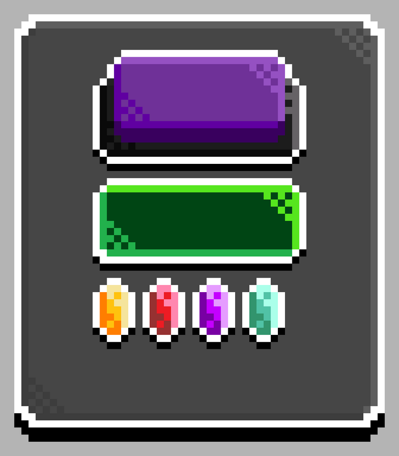 Pixel ui asset art by DuxDevGames