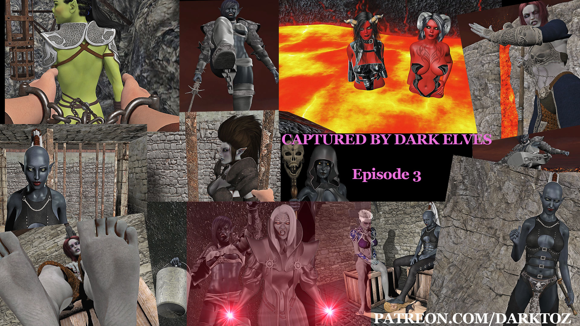 Captured by dark elves