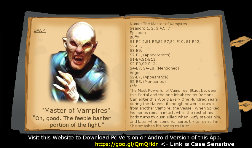 Buffy and Angel Database B.A.D.