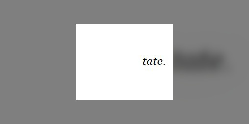 Cover image for tate.