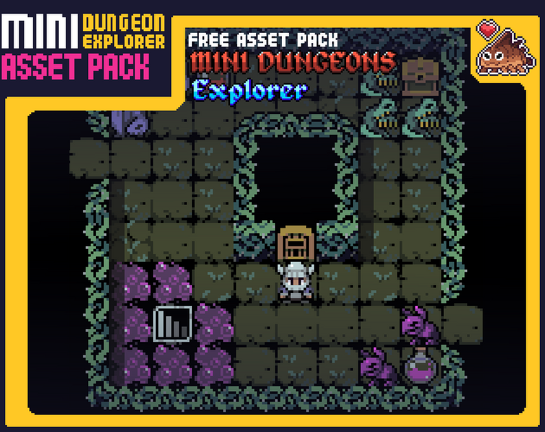 Free Mini Dungeon Explorer 16x16 by Beowulf