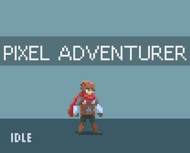 Animated Pixel Adventurer by rvros