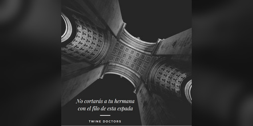 Cover image for No cortarás a tu hermana con el filo de esta espada