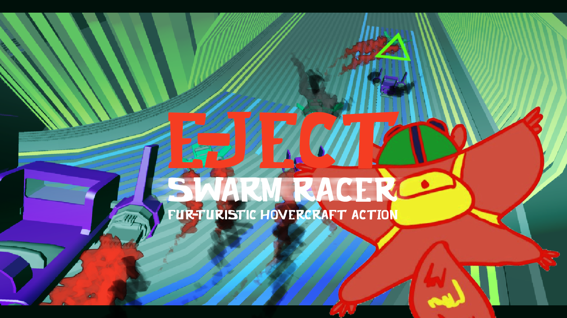E-JECT Swarm Racer: Fur-turistic Hovercraft Action